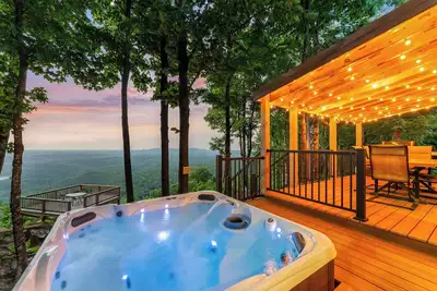Image de Arkansas Gran Canyon View Hot Tub Observation Deck