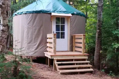 Image de Great Lakes Yurt Camp- Brooke trout yurt