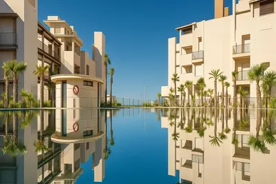 Image de Appartement de luxe en bord de mer à Estepona avec parking et climatisation