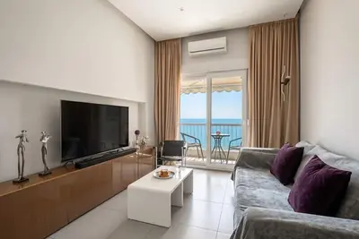 Image de Sea Horizon 2br Luxury Apartment Balcony Sea View near Thessaloniki Seafront