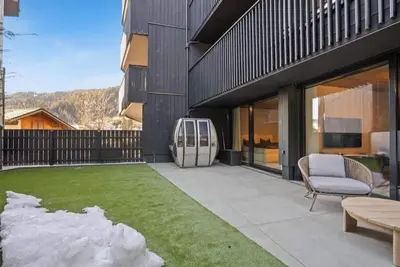 Image de Black Summit Boutique Resort Laax ; Holiday apartment Nagens