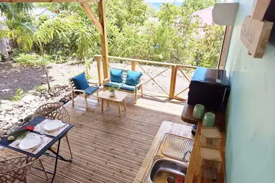 Image de Studios plages Caraïbes. Ti Colibri studio proche des plages à Ferry-Deshaies