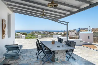 Image de Maison de vacances 'Villa Fotis' avec vue sur la mer, Wi-Fi et climatisation