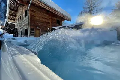Image de Chalet 14 pers, jacuzzi, vue MontBlanc, 5 chambres