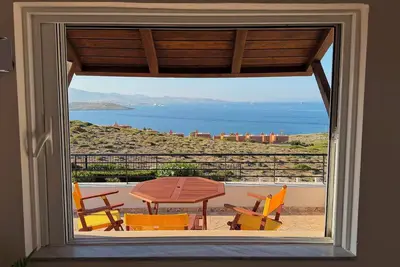 Image de 2-bedroom apartment in superb Sounio Sea View spot with Ac and comfort