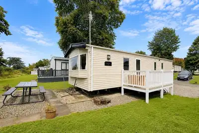Image de Modern dog-friendly caravan at Bowland Fell in Yorkshire ref 93002pg