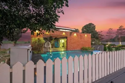 Image de A beautiful & Green Farmhouse with a private Swimming pool & Garden.