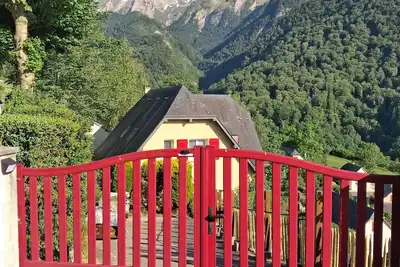 Image de maison dans petit village de montagne