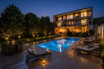 Image de Royal Riverside Villa near Kazbegi with Pool & Mountain Views