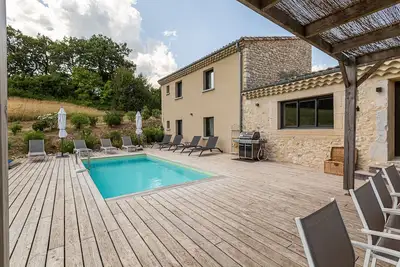 Image de Maison de vacances 'Chant d'Étoile' avec piscine privée, climatisation