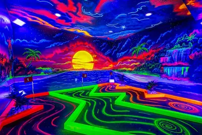 Neon Tropics - Indoor Mini Golf, Pickleball, Pool