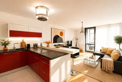 Image de Central location, 2Bedrooms, Free Parking, Balcony