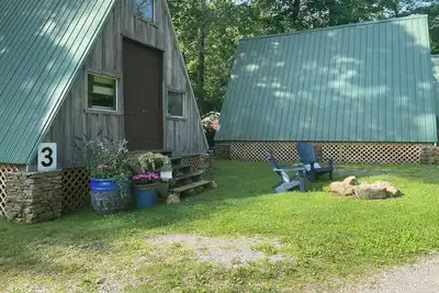 Image de A-Frame cabin Bunkhouse #3