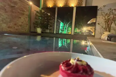 Image de Villa Mykonos à Ngaparou au village des pêcheurs avec les arriver des bateaux