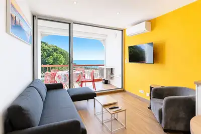 Image de T3 de 39 M2, Vue Mer, Loggia, Parking, Wifi, Plage A 100 M