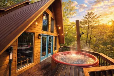 Image de Sage & Cedar | Private Forest A-Frame + Hot Tub
