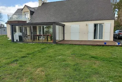 Image de Maison calme sur terrain de 1000m proche de la plage de venizella à 500m etGR 34