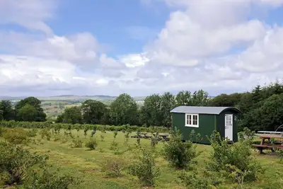 Image de Shepherds Hut At East Hill Pride, romantic, with a garden in Sidmouth