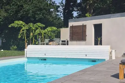 Image de Villa avec piscine et spa à Anglet 8-10 personnes