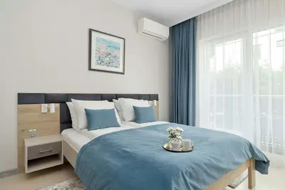Functional Studio for 4 People Close to the Beach Parking & Balcony