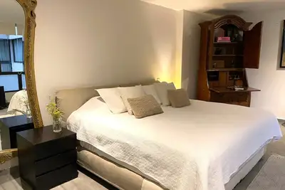 Image de 70ft from the Tiffany's store in Polanco, near the World Cup, 2-bedroom apartment with a balcony.