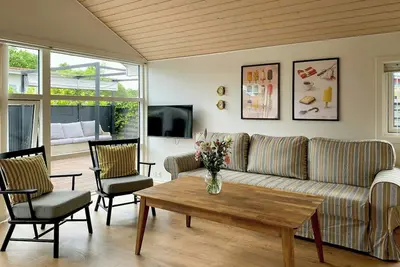 Image de Maison de vacances lumineuse avec une grande terrasse près de Nyborg