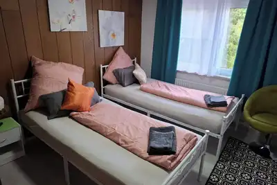 Image de A one-minute walk from the amusement park: family apartment with a terrace overlooking the lake