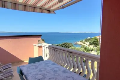 Image de Appartement de deux chambres avec la terrasse Mandre (Pag) (A-27657-a)