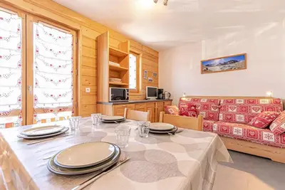 Image de Fle195 : Studio cabine 4 personnes résidence au pied des pistes