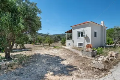 Image de Maison de vacances « Vasso Galati » avec vue sur la mer, Wi-Fi et climatisation