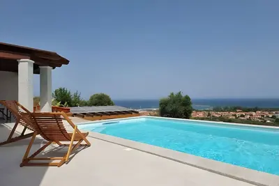 Image de Villa dell’Asfodelo – Piscine avec vue mer, Wi-Fi et climatisation