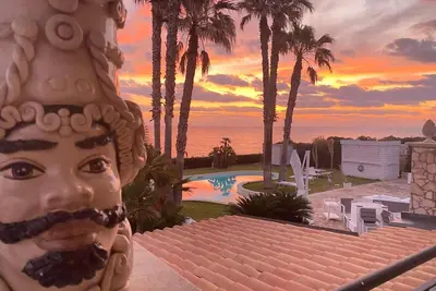 Image de Villa « Seba Sicily » avec vue mer, Wi-Fi et climatisation