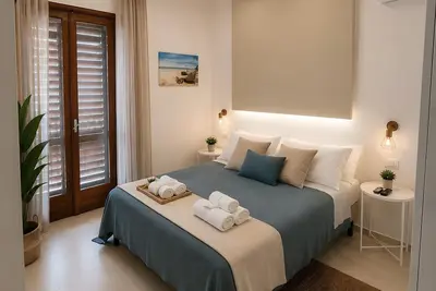 Image de Appartement 'Naxos Sea View' avec Vue Mer, Wi-Fi et Climatisation