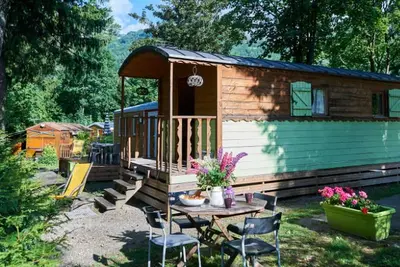 Image de Roulotte avec animaux admis - 4 pers.