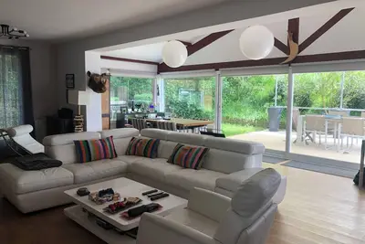 Image de Maison 150m2 plein pied, 3ch, Lac St-Péé/Nivelle, Soleil et Fun familial