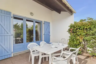 Image de Plage à pied, maison avec jardin pour 4
