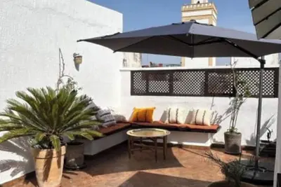Image de Logement entier, dans la médina, rooftop, 7 min à pied des Oudayas & plages.