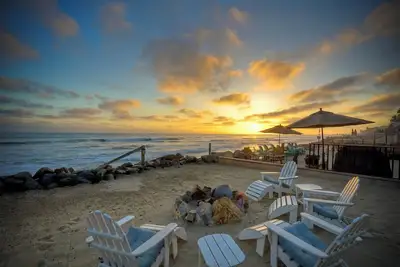 Image de Palapa Beach Haus | Oceanfront Patio, Palapa, Fire Pit, Bbq, Private Beach