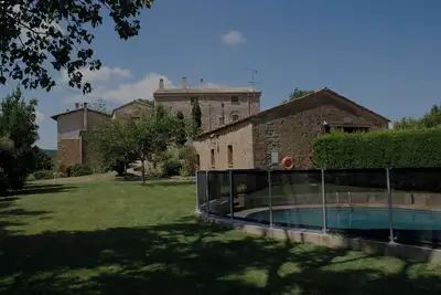 Image de Rural apartment in a historic farmhouse with a pool and a starry sky