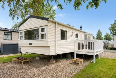 Image de Cosy dog-friendly caravan at Bowland Fell in Yorkshire ref 93022s