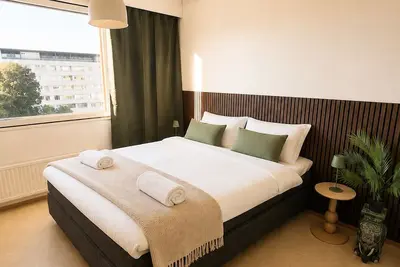 Image de Ydinkeskustan helmi, parveke, 6 hlö, etätyö, loma, hotellilakanat