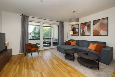 Image de Luxury 4-Room Apt in Boutique-Style I Prime Location I Family-Friendly I Balcony I Kitchen I Netflix I Free Parking I 105 m2