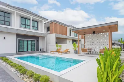 Image de Stylish 3br minimal pool villa in Chiang Mai with cool Ac breeze