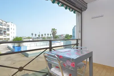 Image de Studio cabine avec clim et piscine