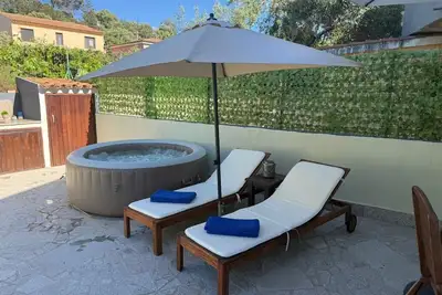 Image de Maison de vacances « Casa Campitanesu » avec vue sur la montagne, jardin privé et Wi-Fi