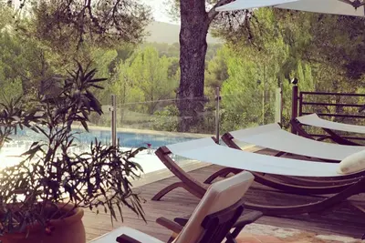 Image de Maison de campagne « Bellpuig » avec vue sur la montagne, Wi-Fi et climatisation