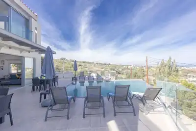 Image de Villa Kypriana | Sea Views | Walk to Beach & Strip | Sleeps 8 | Pool