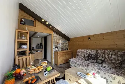 Image de 4ème étage, balcon, casier à ski, 26m², Vars