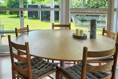 Image de Maison de vacances au bord de l'eau sur l'île d'Als, avec sauna et abri