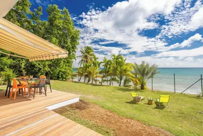 Image de Éole, villa de charme, plage à pied, vue mer